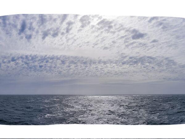 Ocean, waves, sun, clouds